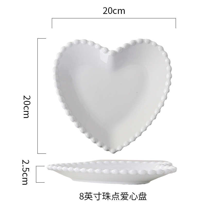 パールエッジセラミック家庭用ライスボウル朝食皿クリエイティブケーキ菓子皿デザートスナックボウルサラダ皿食器|undefined