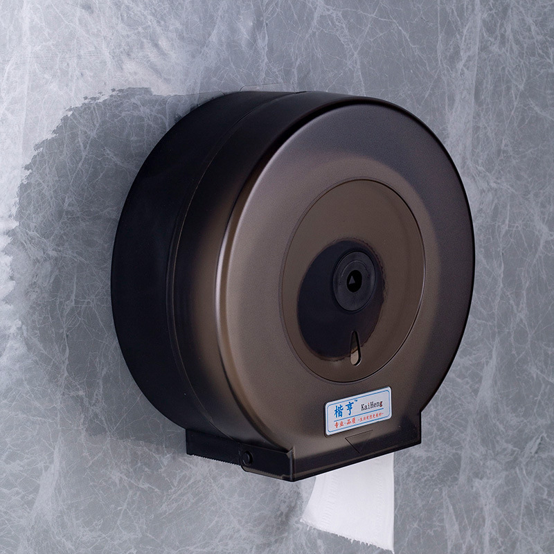 Caja de pañuelos de rollo grande Caja de papel de rollo de hotel Caja de papel de papel de baño de inodoro Caja de papel grande montada en la pared sin perforación