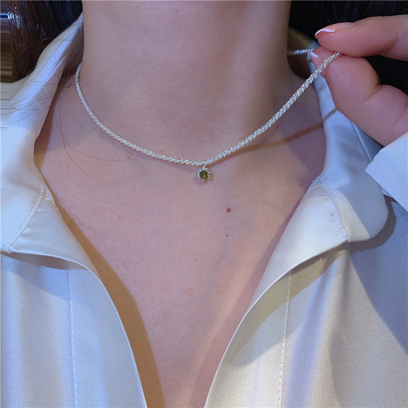 Otoño exquisita pequeña flor azul pulsera de las mujeres simples novias Mori pulsera de las mujeres ins versátil pulsera de alto grado