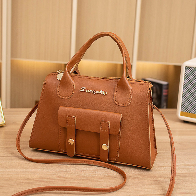 Bolso de mujer 2023 nuevo estilo coreano de moda hermosa simple bolso de hombro de diseño de nicho image 10