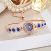 Golden, blue, pink gold
