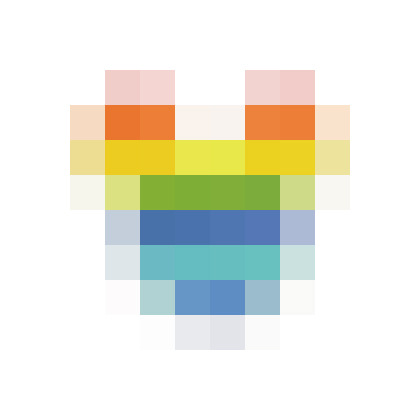 Heart Bridge Sheep Rainbow Flag Alloy Brooch Lapel Pin Accessory_voghion.com