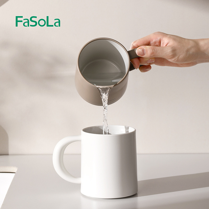 FaSoLa新款漱口杯家用加厚高颜值牙具杯学生刷牙牙缸杯简约喝水杯|undefined