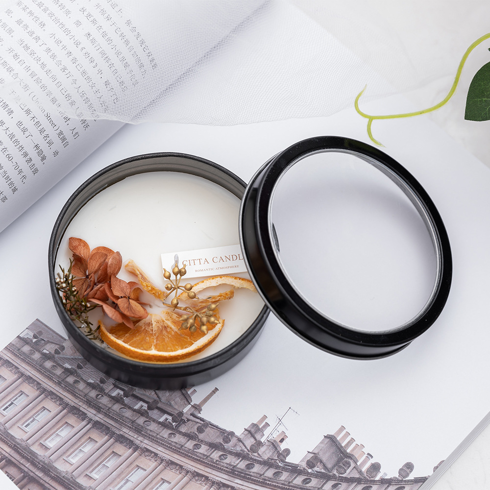 flores secas, frutas, flores, velas naturales, decoración de Navidad no tóxica, adornos, festivales, como regalos, regalos, embalaje de alta calidad