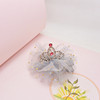 Small princess costume, hairgrip, hair accessory, lace jewelry, three dimensional hairpins