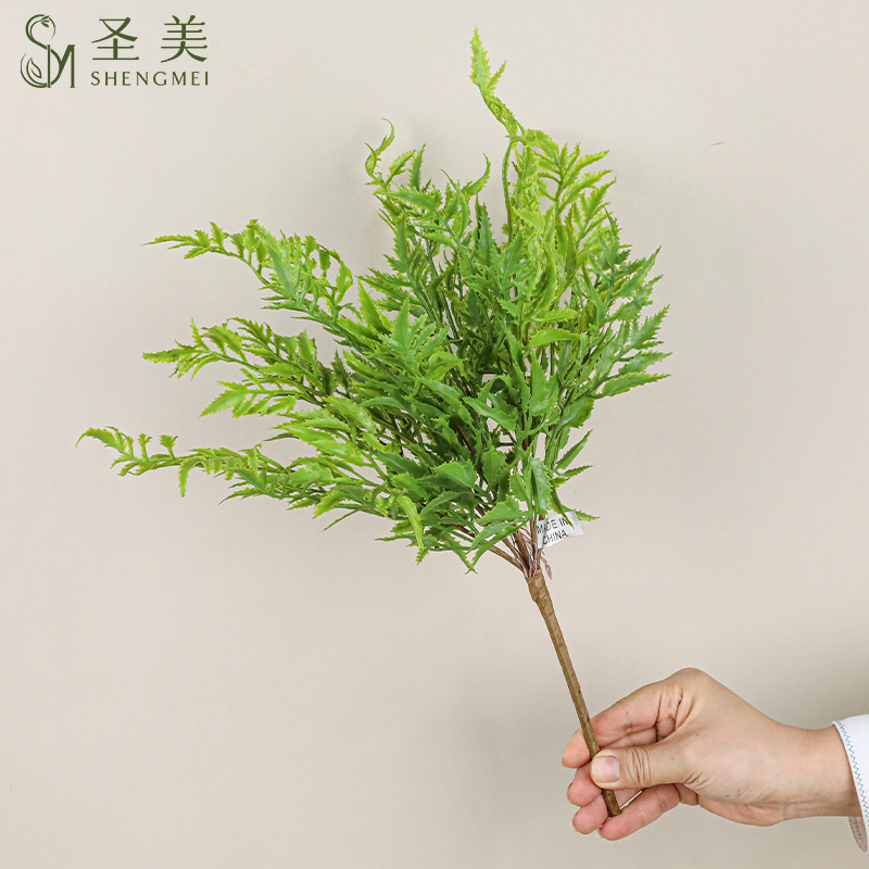 仿真蕨草海金沙 把束绿植 肾蕨草热带雨林软胶绿植墙面景观造景