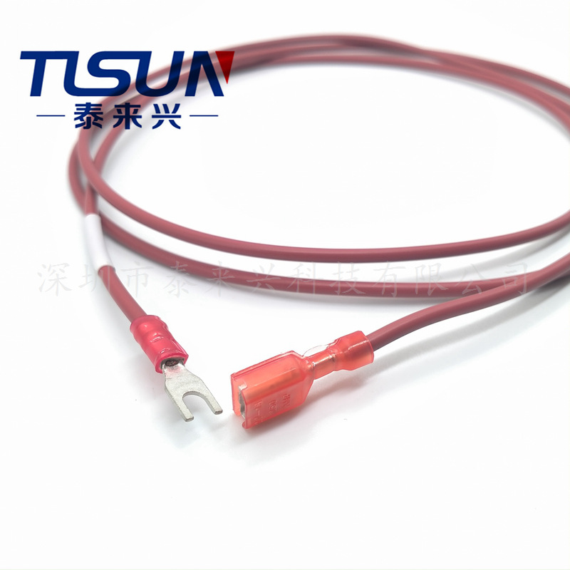250端子电线 刀叉型电器内部连接线 可来样生产端子连接线