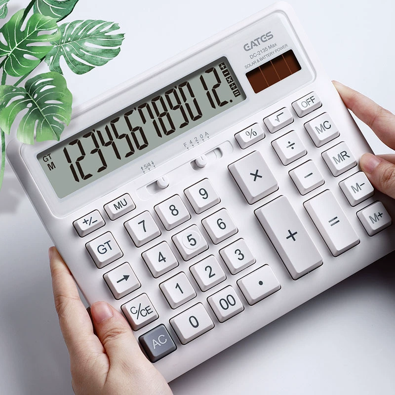 Eda Shi Performance Computor Computer Key 12 -bit large -screen office financial computer bank account for accounting applicable