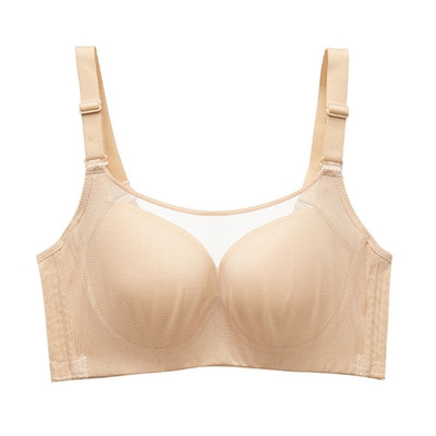 Jacobs undergarment covering the chest and abdomen Emptied Thin Cup ventilation Steel ring Bras Gather Adjustment Closing Furu Underwear Bra