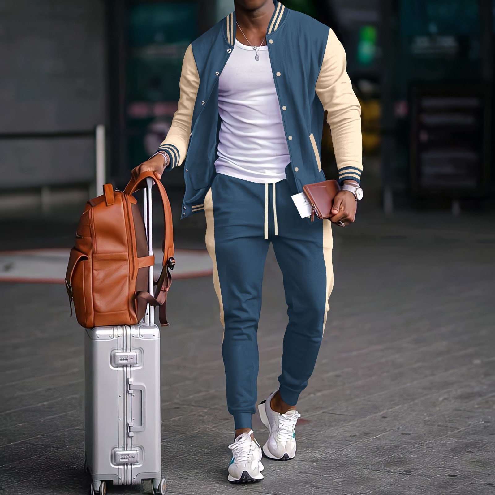 25 Europäische und amerikanische Herrenbekleidung für Herbst und Winter: Neue Baseballjacke, lässiger, vielseitiger Cardigan-Mantel_voghion.com