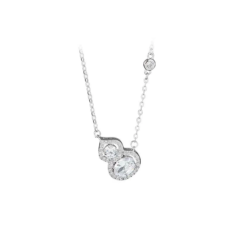 Necklace, design chain for key bag , ethnic pendant, Chinese style, 925 sample silver, high-quality style, ethnic style