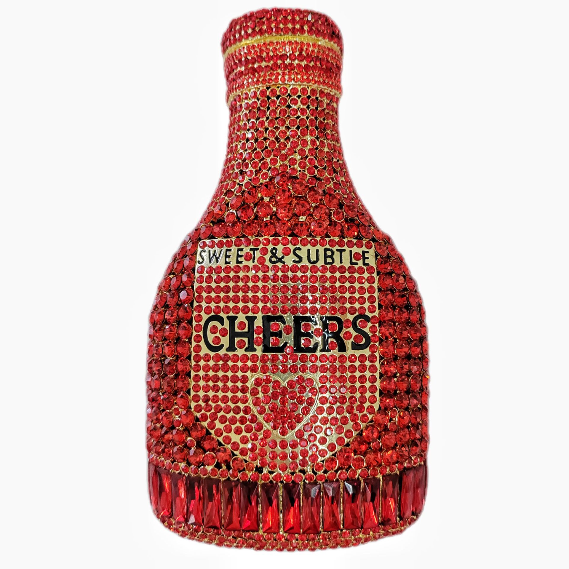 Bolsa de botella transfronteriza nueva botella de vino con diamantes bolsas de cena de fiesta vestido de noche bolsas de diamantes de mujer