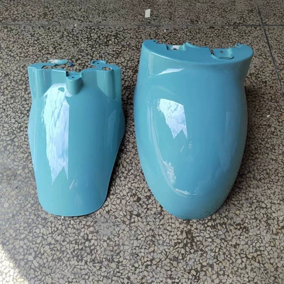 Electric vehicle fender – Sheep" and "Golden Turtle King" exterior - glacier-blue-little-turtle-king-front-mud-plate