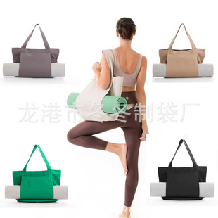 Foreign Trade Yoga and Pilates Mat Bag, Canvas Tote Bag, Exercise Equipment Yoga Mat Shoulder Bag, Storage for Fitness Equipment