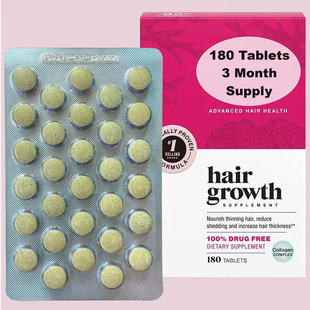 Cross-border hairgrowth female hair growth supplement with collagen to restore hair growth