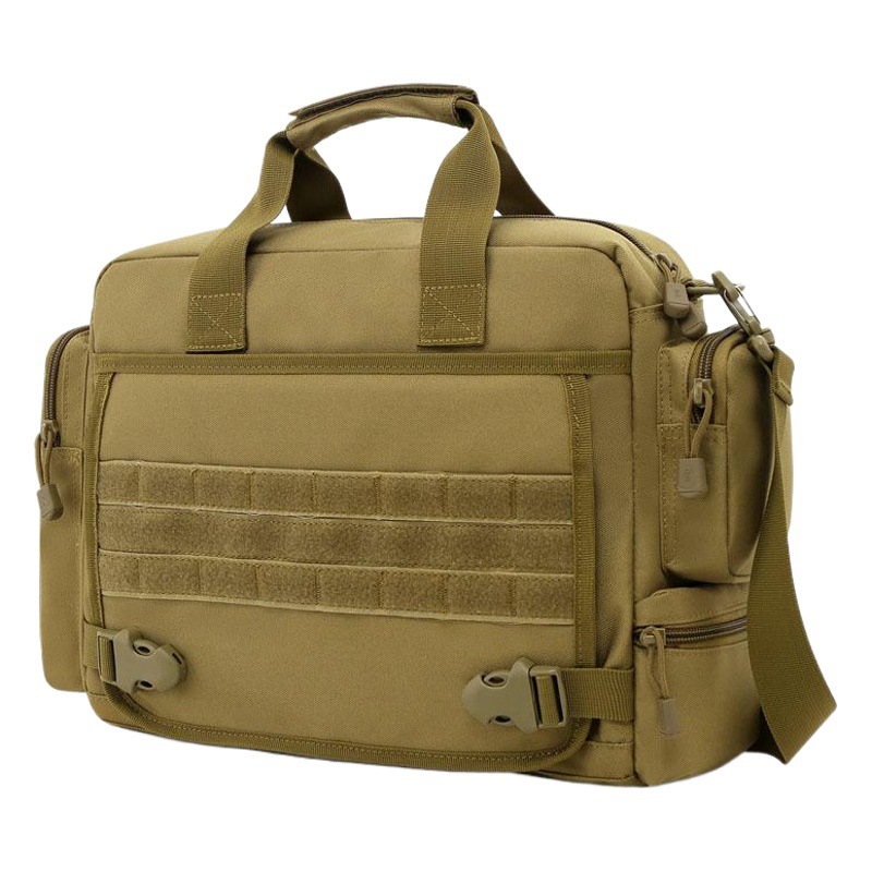 Tactical shoulder laptop bag outdoor large capacity multi-functional nylon shoulder messenger bag trendy functional bag