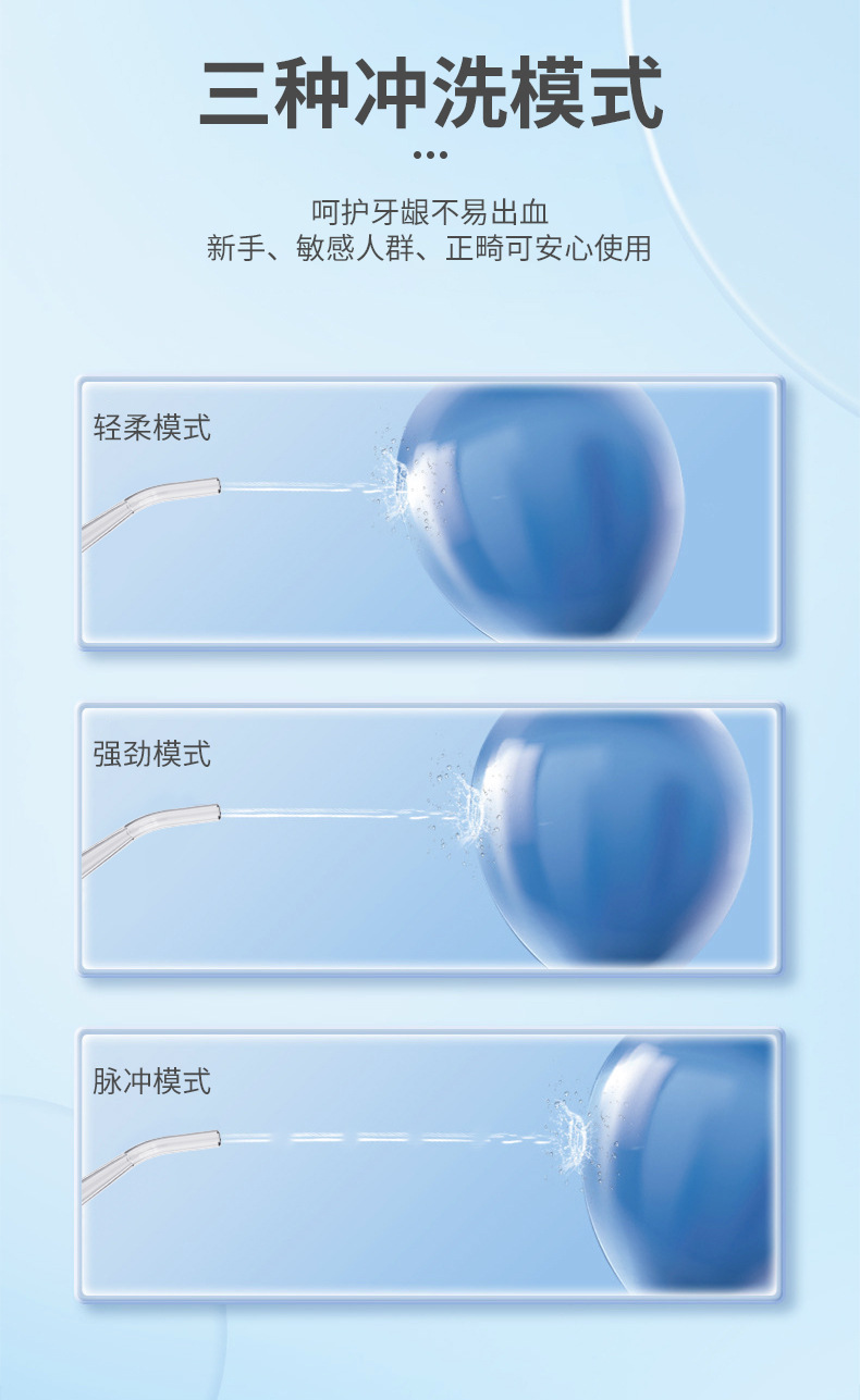 冲牙器便携式家用电动洗牙器水牙线正畸用洁冲洗牙齿儿童口腔