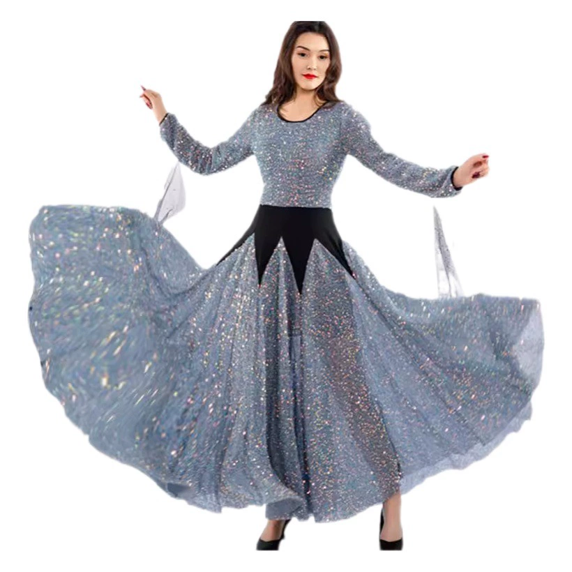 Платье для современного танца Бальный танец юбка для вальса