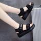 Special offer sports sandals women's 2024 summer new fashion dad platform shoes platform shoes women's beach shoes