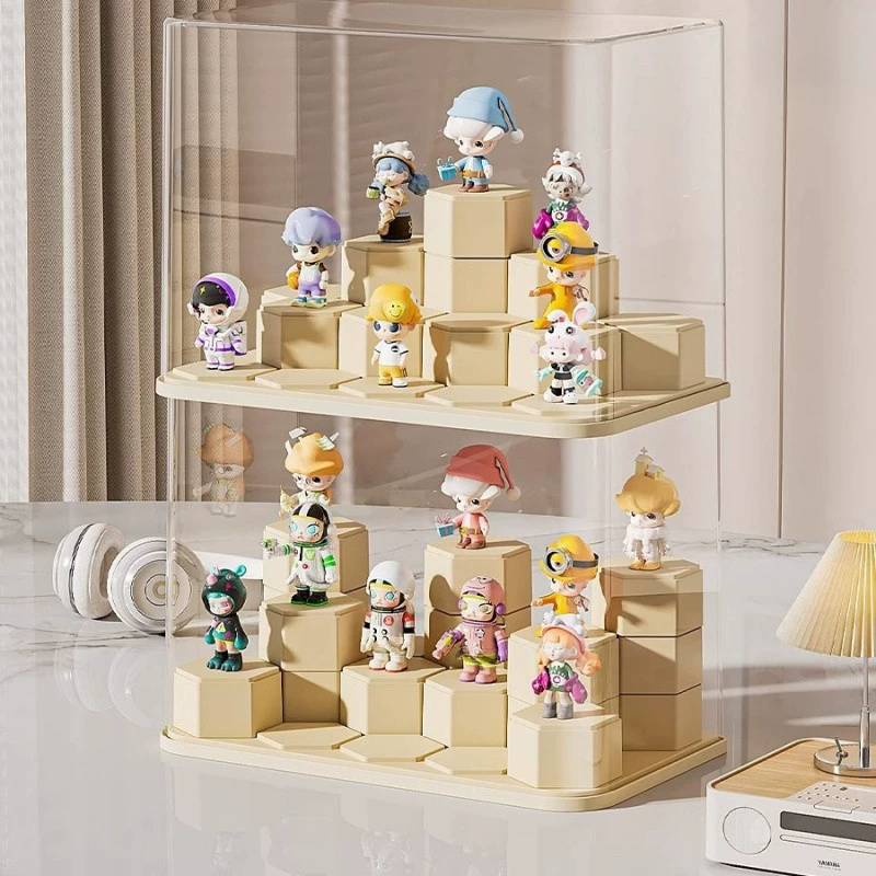 Стеллаж для хранения слепых коробок, пылезащитные игрушки ручной работы, строительные блоки, прозрачный шкаф для дисплея, акриловая пузырчатая коробка для дисплея Mart