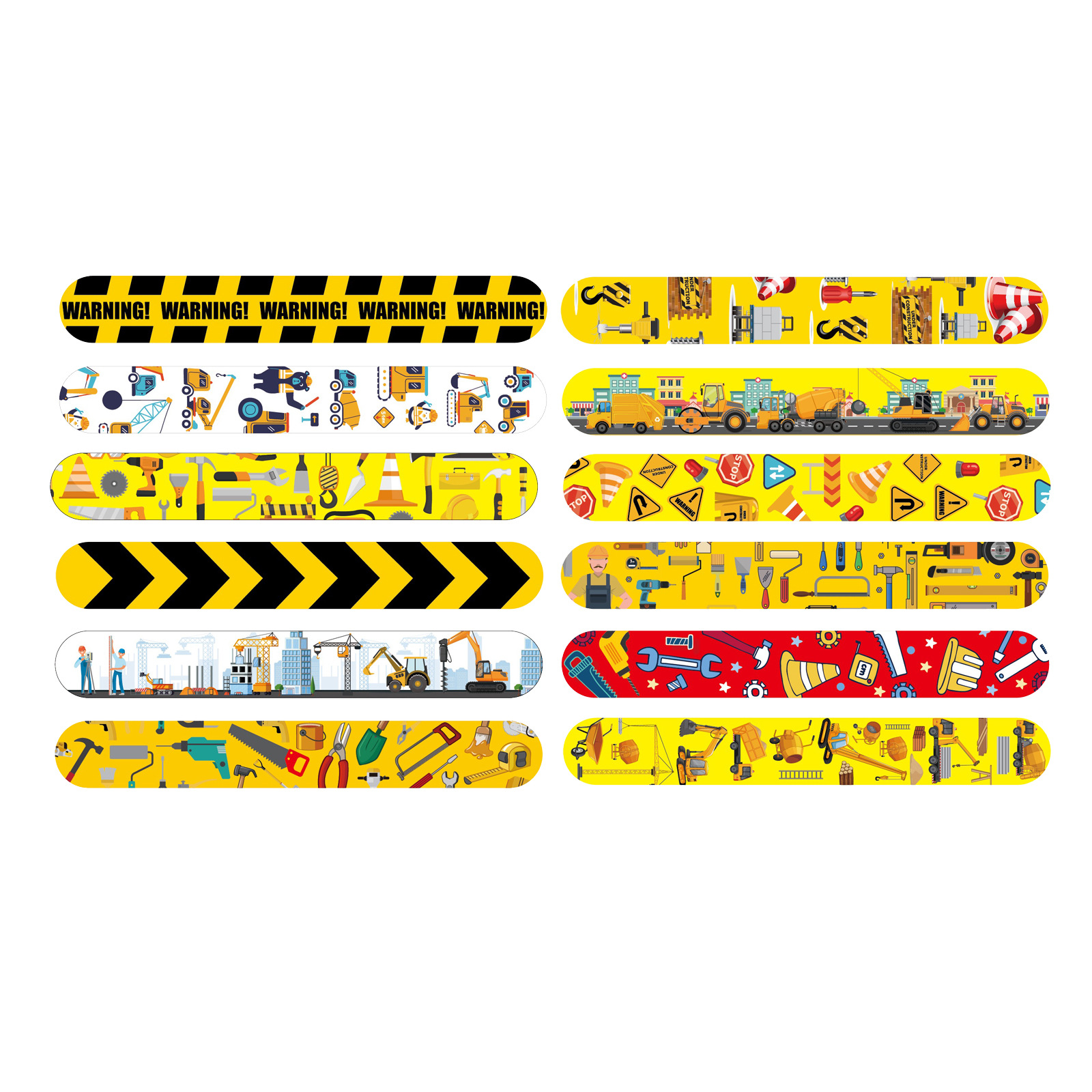 Herramientas de construcción transfronterizas de coches de ingeniería de coches de ingeniería de fiestas de brazaletes de temas de fiestas