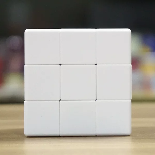 57mm third-order right angle seamless Rubik's cube white embryo HD UV creative gift logo spring screw advertising Rubik's cube