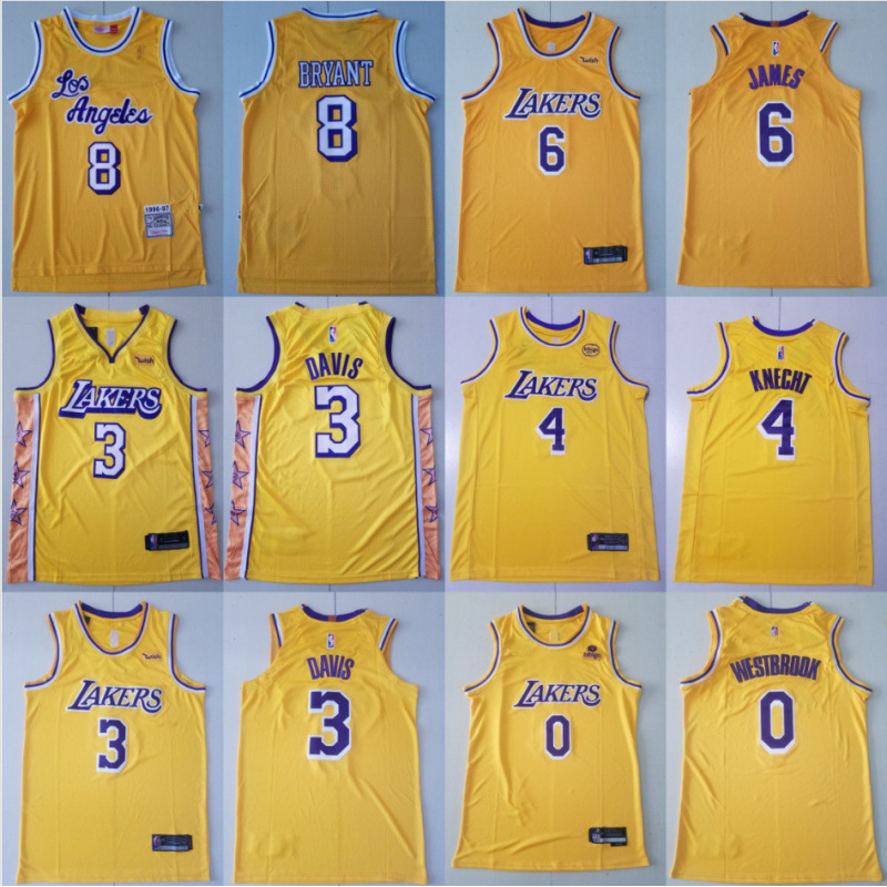 Retro Basketball Jersey Lakers Slam Dunk James Sleeveless Sports Jersey