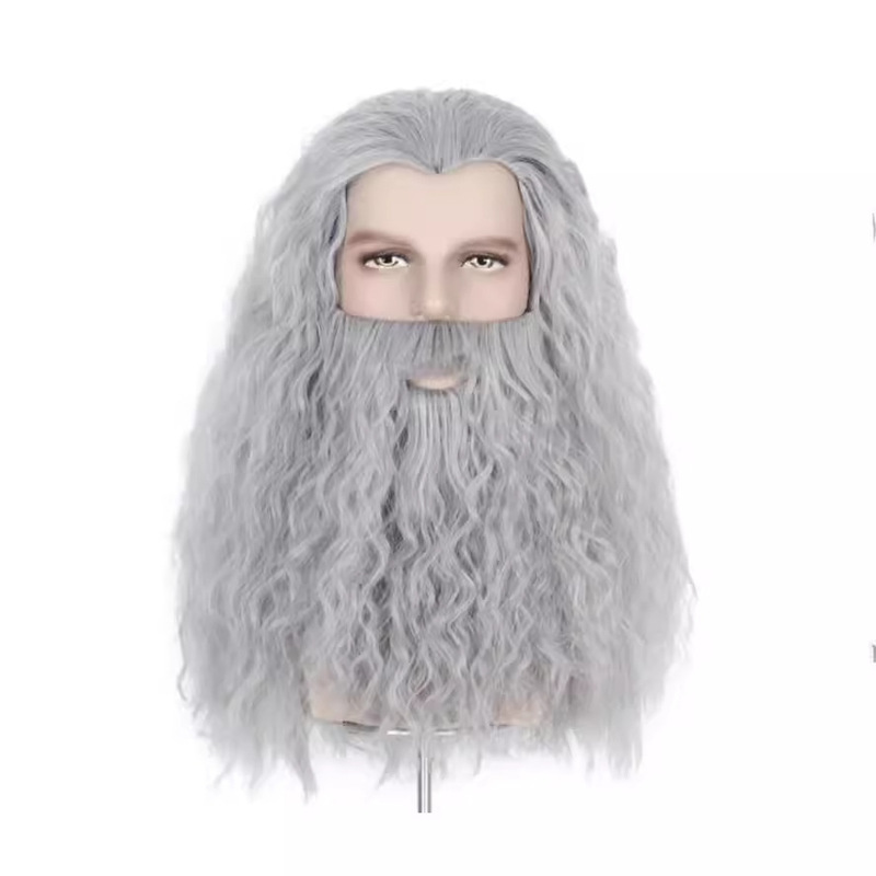 European and American Thor Wig Cosplay Anime Wig Halloween Masquerade Props Wig Headgear Wholesale European and American Thor Wig Cosplay Anime Wig Halloween Masquerade Props Wig Headgear Wholesale