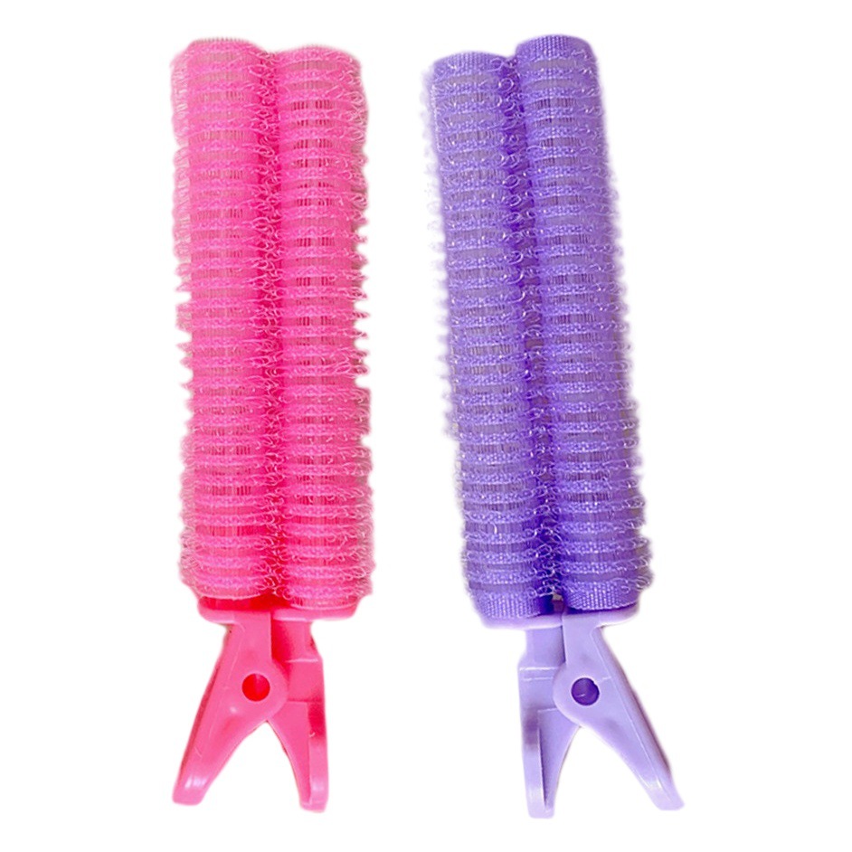 Raíz de pelo rojo neto clip suelto pelo mullido temperamento simple rizador de pelo fijo horquilla flequillos de aire Tarjeta de clip Suelto