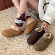 树上有~云雪地靴女冬2025新款防水防滑厚棉鞋加绒加厚保暖面包鞋