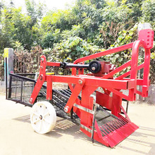 拖拉机带花生收获机 改装土贝母生地半夏药材收获机 振动筛收获机