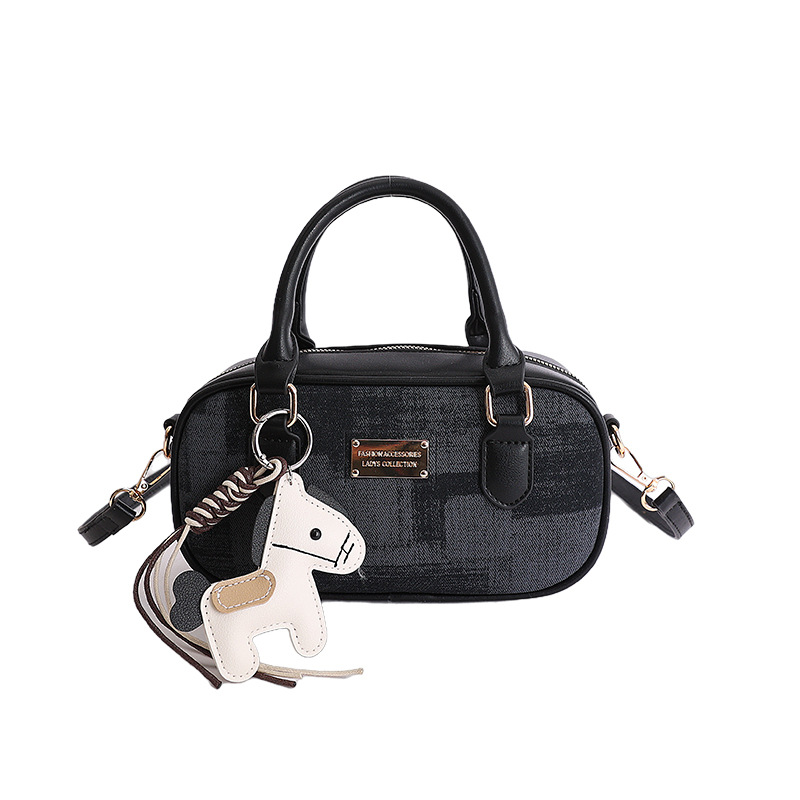 Nicho de diseño de bolso de mano Boston 2026 nuevo bolso de mujer simple sensación diaria de moda bolso de viaje image 7