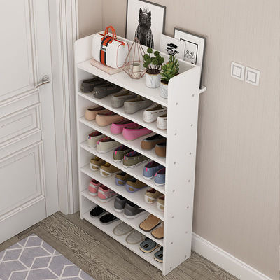 to ground shoe rack Ming Hai simple and easy multi-storey Shoe cabinet Storage Storage Shelf originality Entrance Doorway Imitation wood Shelf