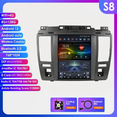 Car Central Control Vertical — DVD Navigation - 7862-eight-core-wifi4g-version-8128g-97inch-applicable-to-04-13-nissan-c11