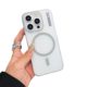 Soft Yarn Spray for Apple 16Promax Mobile Phone Case Frosted Magnetic iPhone15 Semi-permeable Anti-slip Protective Cover