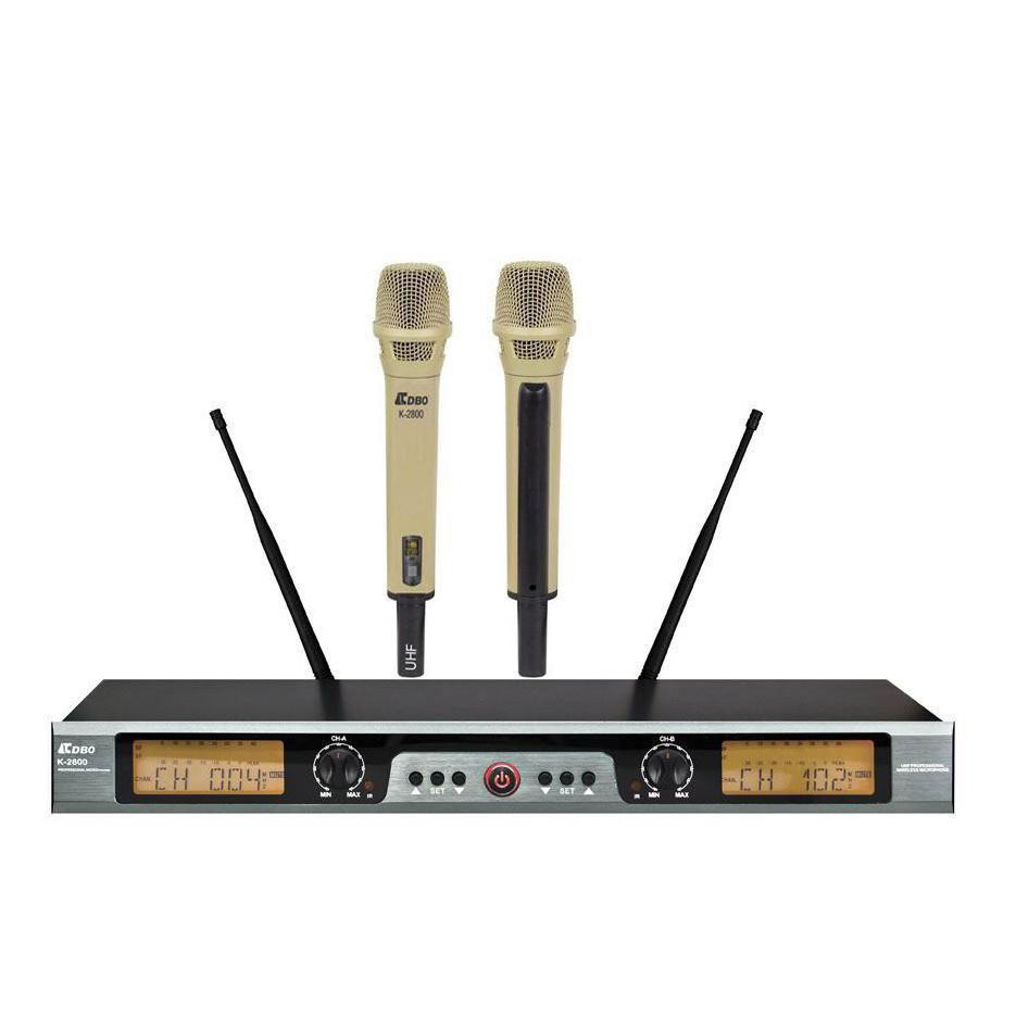 供应CDBO K-2800专业无线咪 无线话筒(手持式  头戴式  领夹式）