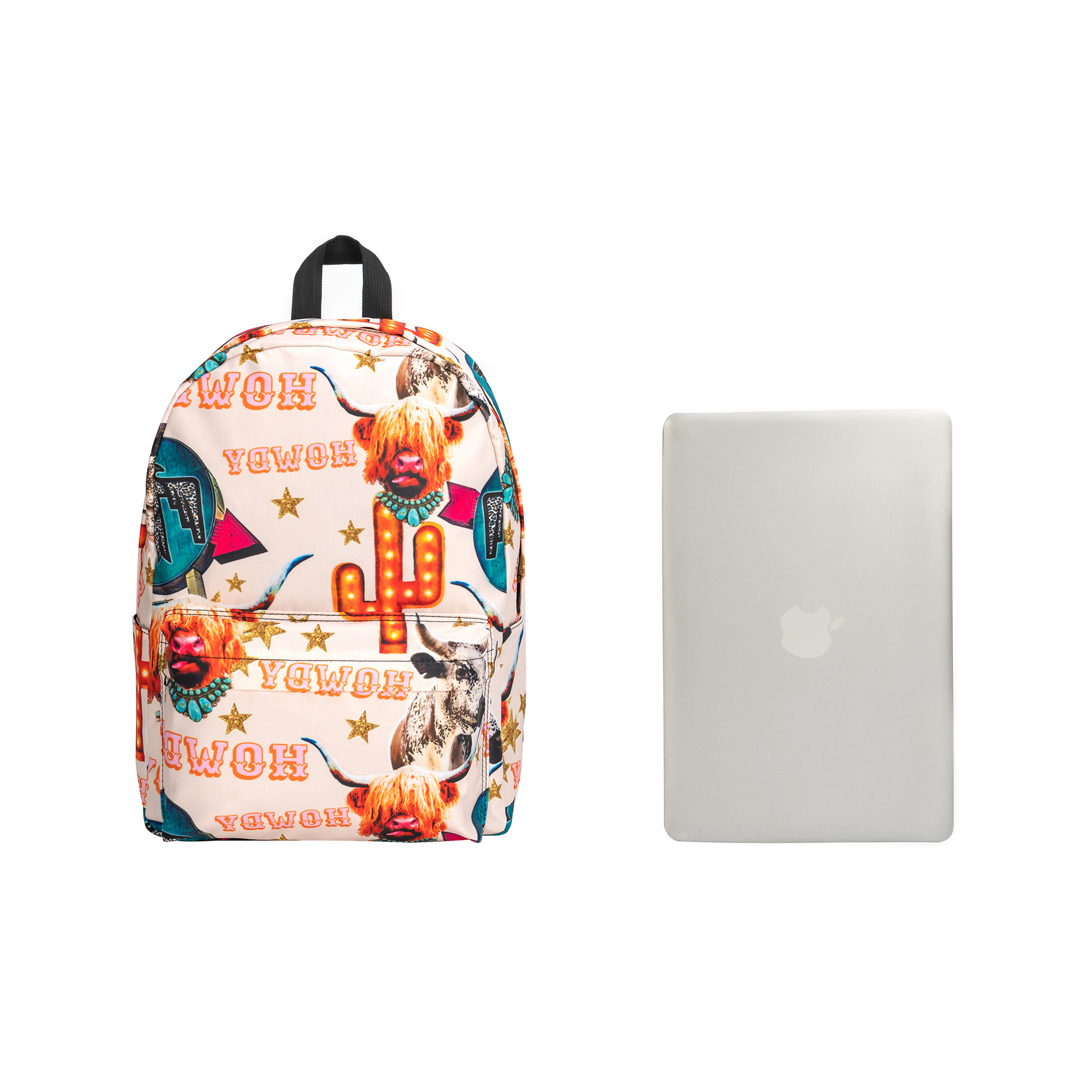 Mochila de punto transfronterizo, mochila escolar impresa para estudiantes, mochila de gran capacidad de ocio de todo fósforo, logotipo de equipaje personalizado image 7