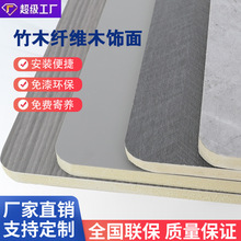 王斌 免漆木饰面板护墙板饰面板背景墙阻燃防火板防撞板竹木纤维