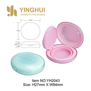 DIY Round Air Cushion Box Injection Cosmetic Packaging Materials Cosmetic Packaging Materials