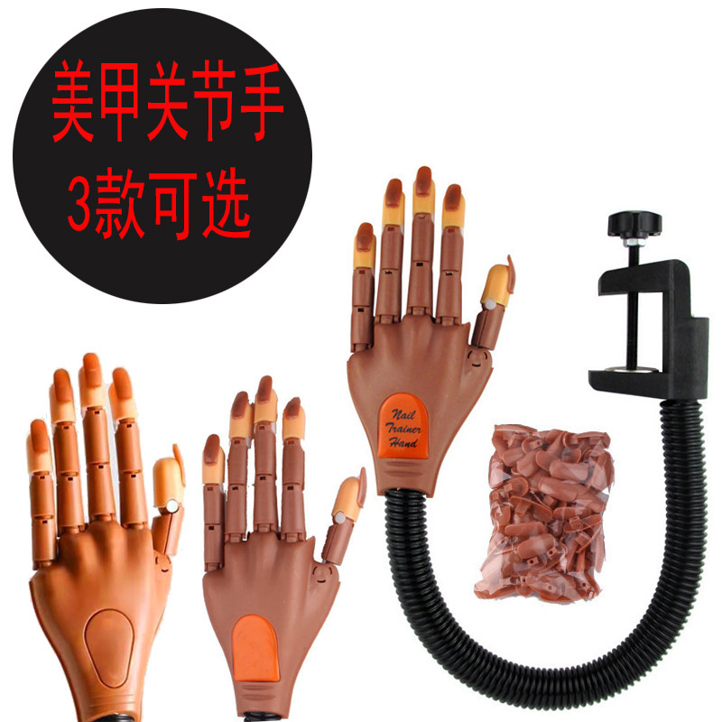 Hot-Selling Nail Polish for Foreign Trade, Movable Joint Nail Art Practice Prosthetic Hand, Bendable Hand Model Training Robot Hand Hot-Selling Nail Polish for Foreign Trade, Movable Joint Nail Art Practice Prosthetic Hand, Bendable Hand Model Training Robot Hand