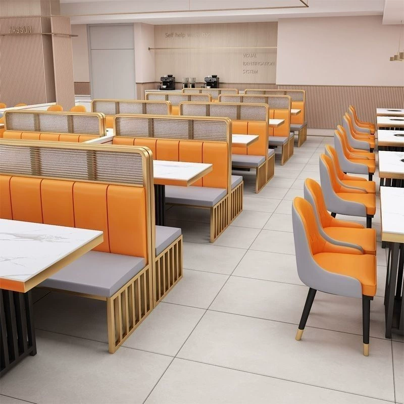 Стол для горячего горшка, индукционная плита, встроенный сланец, мрамор, твердая древесина, коммерческий диван для барбекю, бездымный диван, стол и стул, комбинированный держатель для карт