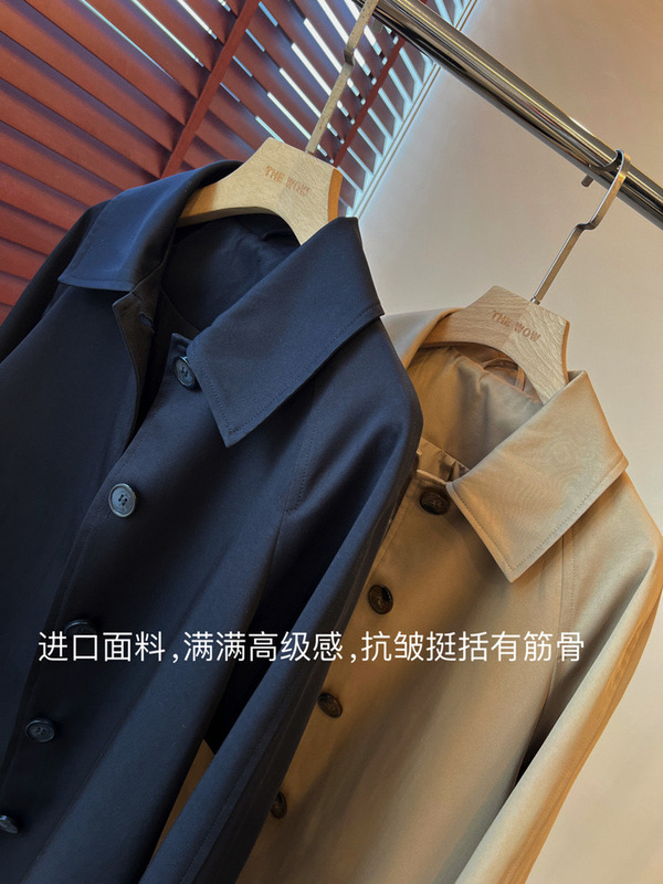 25秋冬老钱风复古中长款女士风衣春季新款风衣外套女棉|undefined