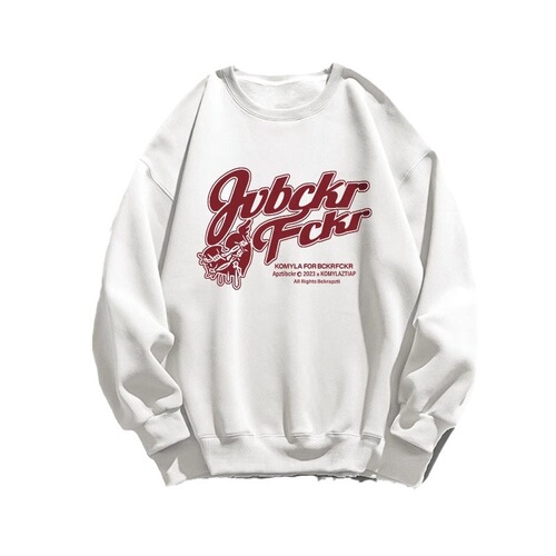 Heavyweight Fleece Sweatshirt for Women, Autumn/Winter Women's Fleece Sweatshirt, Fleece Sweatshirt for Girls, Lazy Style Letter Print Long Sleeve Round Neck Versatile Top