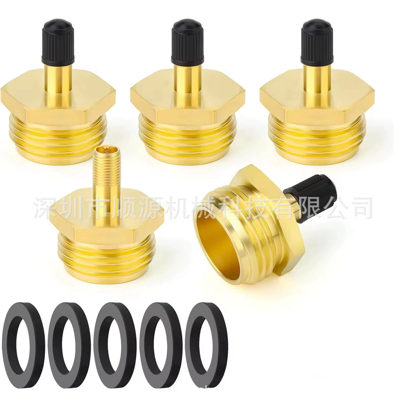 Стандартный садовый трубопровод для США 3/4GHT к 8v1 резьба клапана универсальный воздушный разъем RV садовый разъем