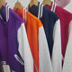 Purple Baseball Uniform Custom Sports Jacket School Uniform Work Clothes Preppy Style Game Uniform Logo Jacket Baseball Uniform Men