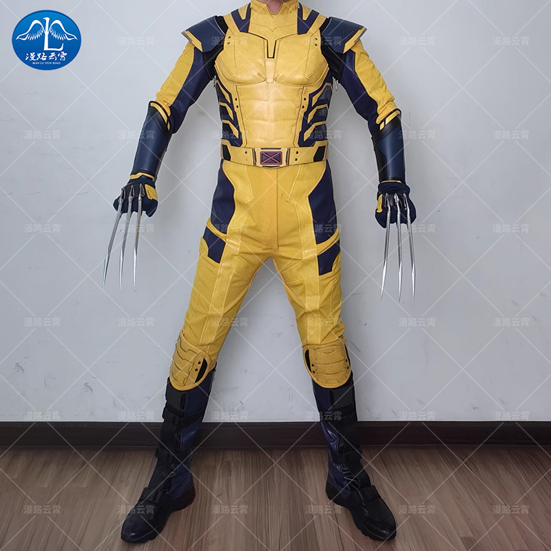 [Factory in Stock] Deadpool and Wolverine Cosplay Costume Deadpool 3 Wolverine Full Set Jumpsuit 230639