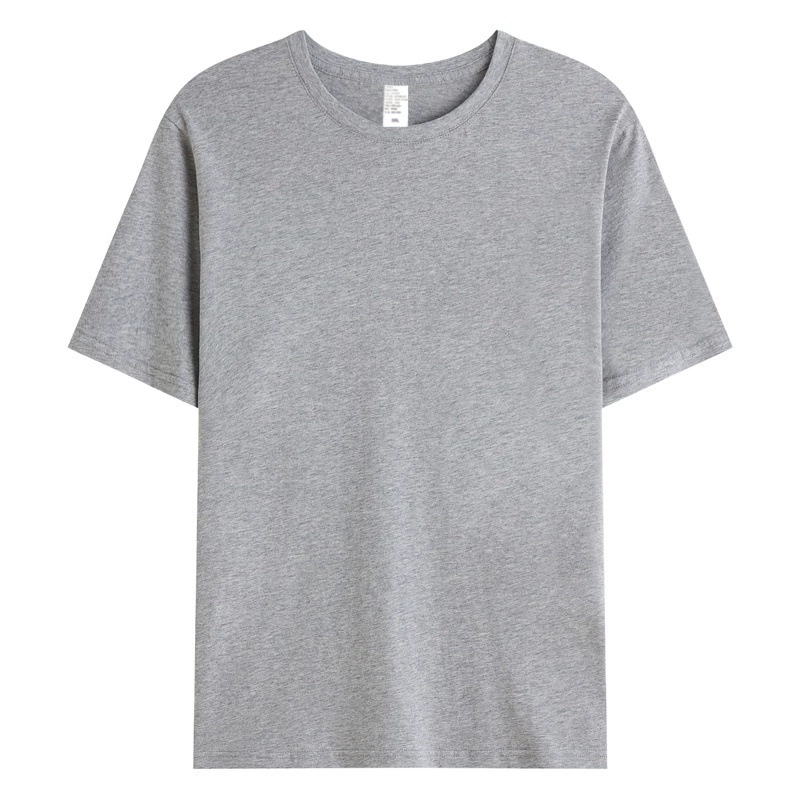 Летняя коллекция 2025: 78 000 стилей, футболка из 100% хлопка, 180 г, базовая, простая, популярная, свободного кроя, однотонная, с круглым вырезом, с коротким рукавом