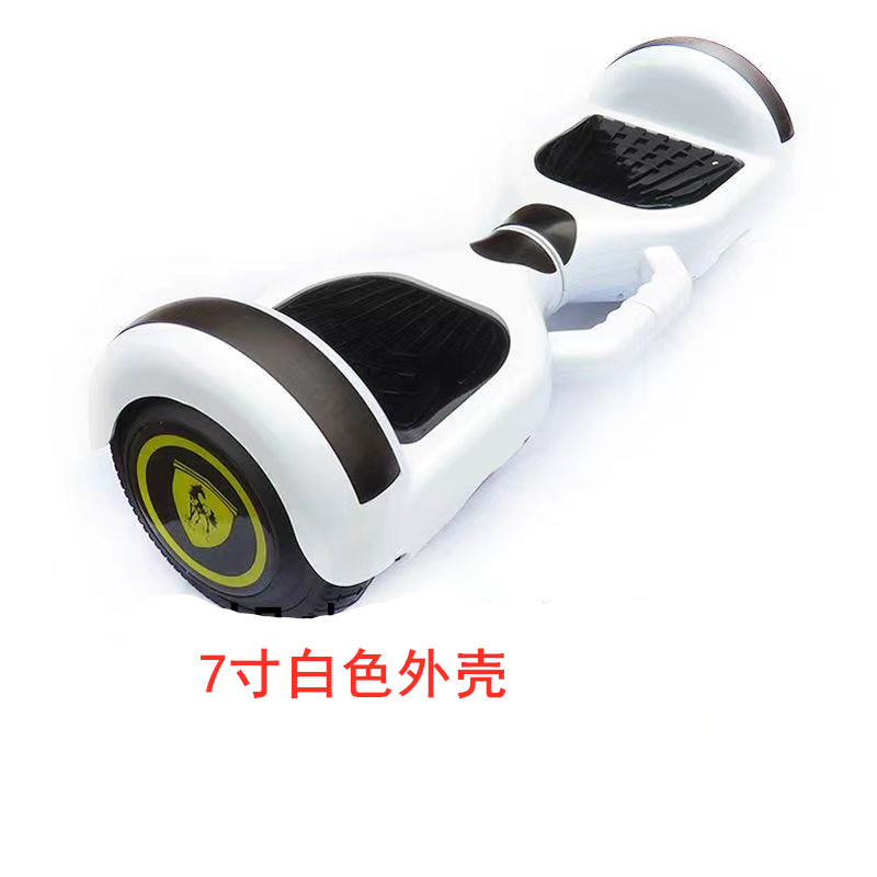 Coche de equilibrio eléctrico para niños con reposabrazos de control remoto de dos ruedas, scooter de 7 pulgadas y 10 pulgadas, coche paralelo inteligente