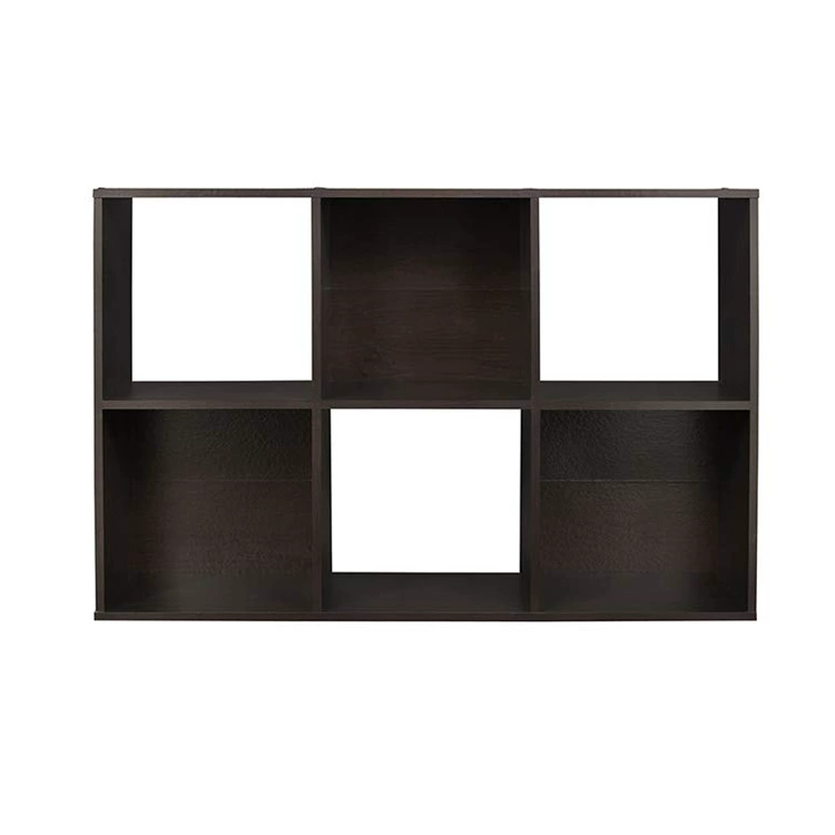 6 cube solid wood storage racks in stacking multi -functional cube
