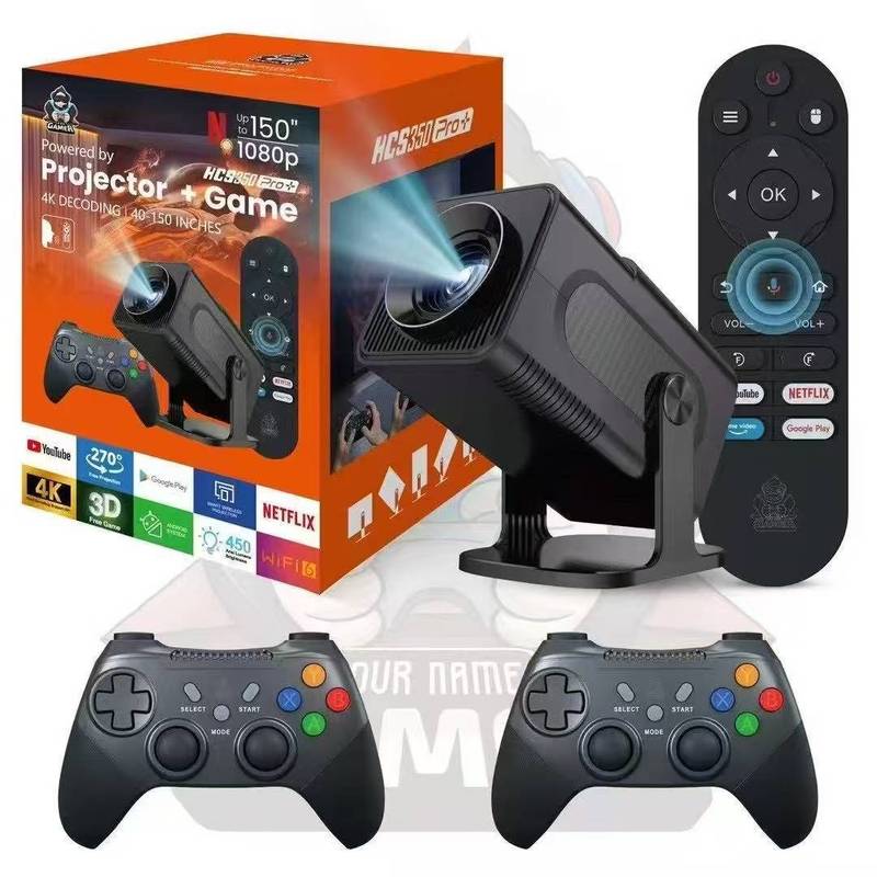 HCS350pro+游戏投影仪安卓智能无线1080P便携家用高清游戏投影机|undefined